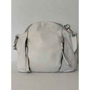 OrYany Danielle White‎ Pebbled Leather Shoulder Bag